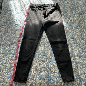 J. Crew Mercantile Women's Skinny Jeans Black Rinse Size 32